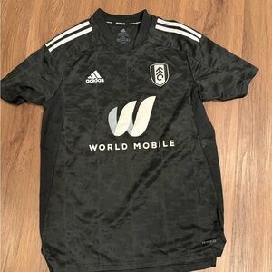 Adidas Black and White Fulham FC Jersey